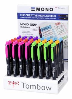 Tombow Overstregningspen MONO edge display ass  (48)