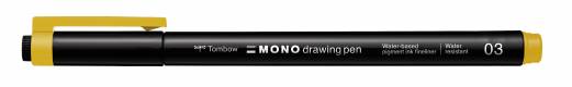 Tombow Fineliner MONO drawing 03 gul