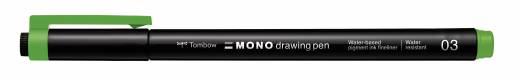Tombow Fineliner MONO drawing 03 gr&oslash;n