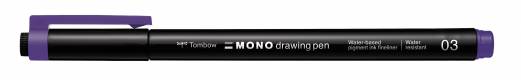 Tombow Fineliner MONO drawing 03 lilla