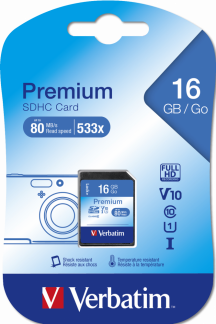 SDHC Card 16GB Class 10
