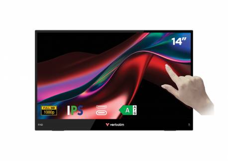 VERBATIM 14'' Portable FHD Touchscreen Monitor LIGHT