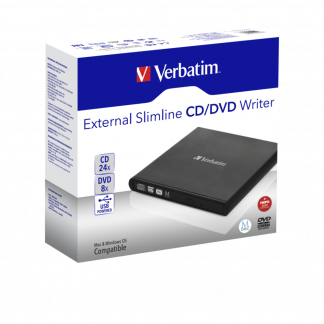 Verbatim Slimline DVD-br&aelig;nder Ekstern