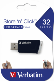 Store &acute;N&acute; Click USB Drive 32GB, Black
