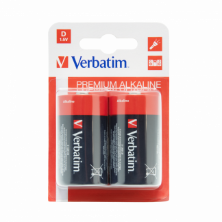 Verbatim Alkaline D/LR20 (2-Pack)