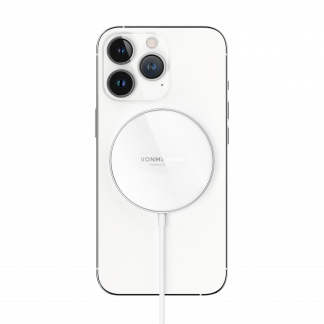 Aura Mini - The Magnetic Wireless Charging Pad, White