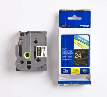 Brother TZe tape 24mmx8m gold/black