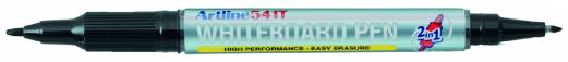 Whiteboard Marker Artline 541T 2i1 sort