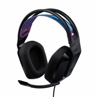 Logitech G G335 Wired Gaming Headset Kablet H&oslash;retelefoner Sort