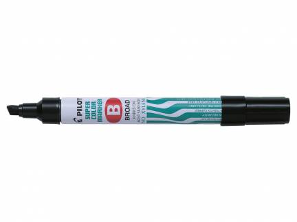 Marker Super Color skr&aring; 2,5-4,5mm sort