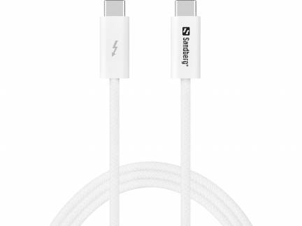 Kabel Sandberg USB-C>C USB4 240W+40Gbps, 1M