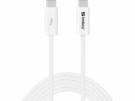 Kabel Sandberg USB-C>C USB4 240W+40Gbps, 2M