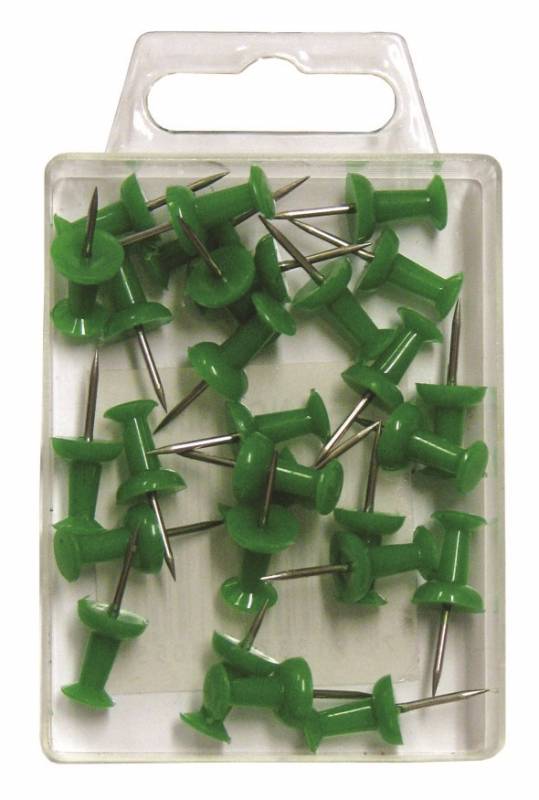 Kortn&aring;l Push pin gr&oslash;n (30)