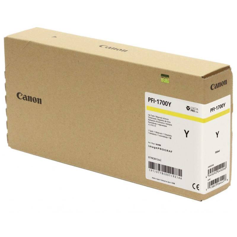 Canon PFI 1700 Y Gul Bl&aelig;kbeholder 0778C001