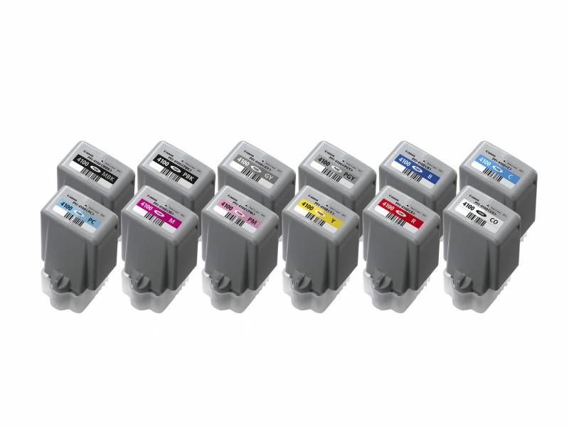 PFI-4100 red R ink tank