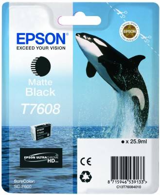 EPSON T7608 ink cartridge matte black