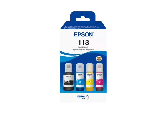 Epson 113 Multipack Sort Gul Cyan Magenta Bl&aelig;krefill
