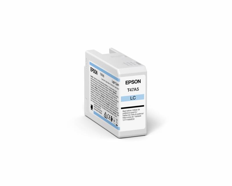 Epson T47A5 Lys cyan Bl&aelig;k C13T47A500