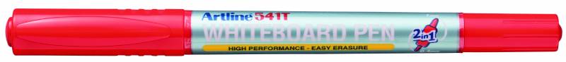 Whiteboard Marker Artline 541T 2-i-1 r&oslash;d