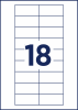 Indstik t/navneskilte printbare 65x30mm (180) DPC6530A-10