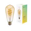 Smart Bulb ST64 CCT Filament (E27), Amber