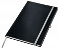 Notesbog Style hardcover A4 lin. 100g/80ark sort 