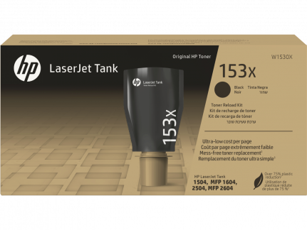 Lasertoner HP153X sort LaserJet Tank Reload Kit 5k