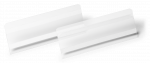 Lagerlomme/etiketholder selvklæbende hard cover 1/2 a5 tvær Lagerlomme/etiketholder i PET-plast monteret med selvklæbende tapestrimler på bagsiden. Til brug på f.eks. butiks- og lagerreoler.