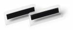 Lagerlomme/etiketholder med magnet hard cover 100x38mm 