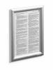 Klikramme aluminium A4 med 25 mm aluminium profil