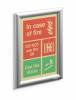 Klikramme aluminium A4 med 25 mm aluminium profil