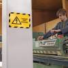 Skilt&nbsp;DURAFRAME&reg;&nbsp;Security A4&nbsp;m/gul/sort&nbsp;ramme&nbsp;2stk/pak 