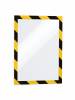 Skilt&nbsp;DURAFRAME&reg;&nbsp;Security A4&nbsp;m/gul/sort&nbsp;ramme&nbsp;2stk/pak 