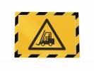 Skilt&nbsp;DURAFRAME&reg;&nbsp;Security A4&nbsp;m/gul/sort&nbsp;ramme&nbsp;2stk/pak 