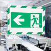 Skilt&nbsp;DURAFRAME&reg;&nbsp;Security A4&nbsp;m/gr&oslash;n/hvid&nbsp;ramme&nbsp;2stk/pak 