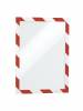 Skilt&nbsp;DURAFRAME&reg;&nbsp;Security A4&nbsp;m/r&oslash;d/hvid&nbsp;ramme&nbsp;2stk/pak 