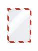 Skilt&nbsp;DURAFRAME&reg;&nbsp;Security A4&nbsp;m/r&oslash;d/hvid&nbsp;ramme&nbsp;2stk/pak 