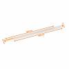 Etiketholder SCANFIX 1000x30mm 25stk/pak