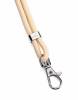 Halssnor rpet m/karabinhage/sikkerhedsl&aring;s. 46 cm 10 stk./pak