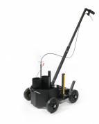 Markeringsvogn duraline easytrack med trinl&oslash;s justerbar linjebredde. Passer til sprayflasker (500-750 ml)