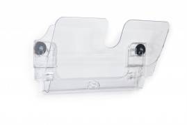 Brochureholder flexiplus A4 liggende 1 rum klar magnetisk