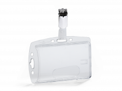 Id-kortholder med stropklemme 