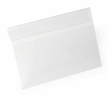 Lagerlomme hardcover a5 tv&aelig;r Lagerlomme i klar PET-plast.