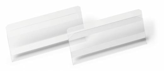 Lagerlomme/etiketholder selvkl&aelig;bende hard cover 150x67 mm 