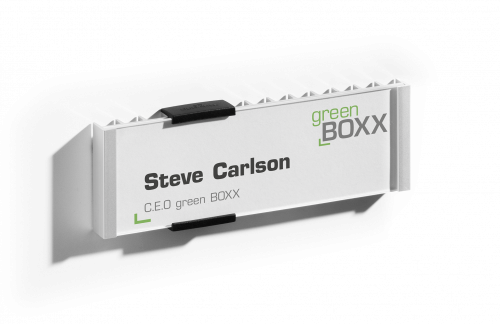 Info sign 149x52mm D&oslash;r og v&aelig;gskilte i aluminium og frontplade i akryl. Design indstiksetiket med gratis skabelon. 1 stk