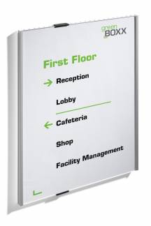 Infosign 297x420mm, a3 h&oslash;j D&oslash;r/v&aelig;gskilt i alu, akrylfront