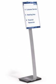 Gulvskilt infosign stand a3 Gulvstander m/stabil tung fod. 