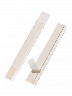 Hyldeforkant scanfix 200x30 mm selvklæbende åben i toppen og siden. 5 stk. 