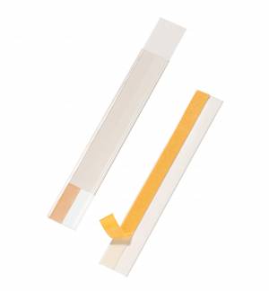 Hyldeforkant scanfix 200x40 mm selvkl&aelig;bende &Aring;ben i toppen og siden. 5 stk.