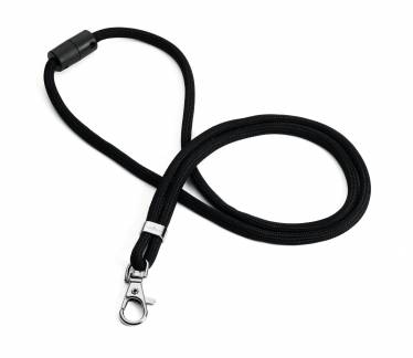 Halssnor rpet m/karabinhage/sikkerhedsl&aring;s. 46 cm 10 stk./pak